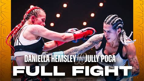 daniella hensley mma|Jully Poca vs Daniella Hemsley 